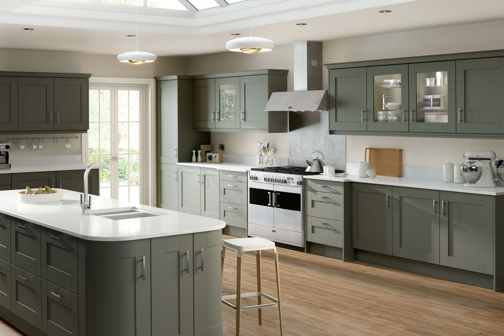 Home Kitchens Trade Mouldings Gresham Olive Shaker Kitchen Home Kitchens Trade Mouldings Gresham Olive Shaker Kitchen