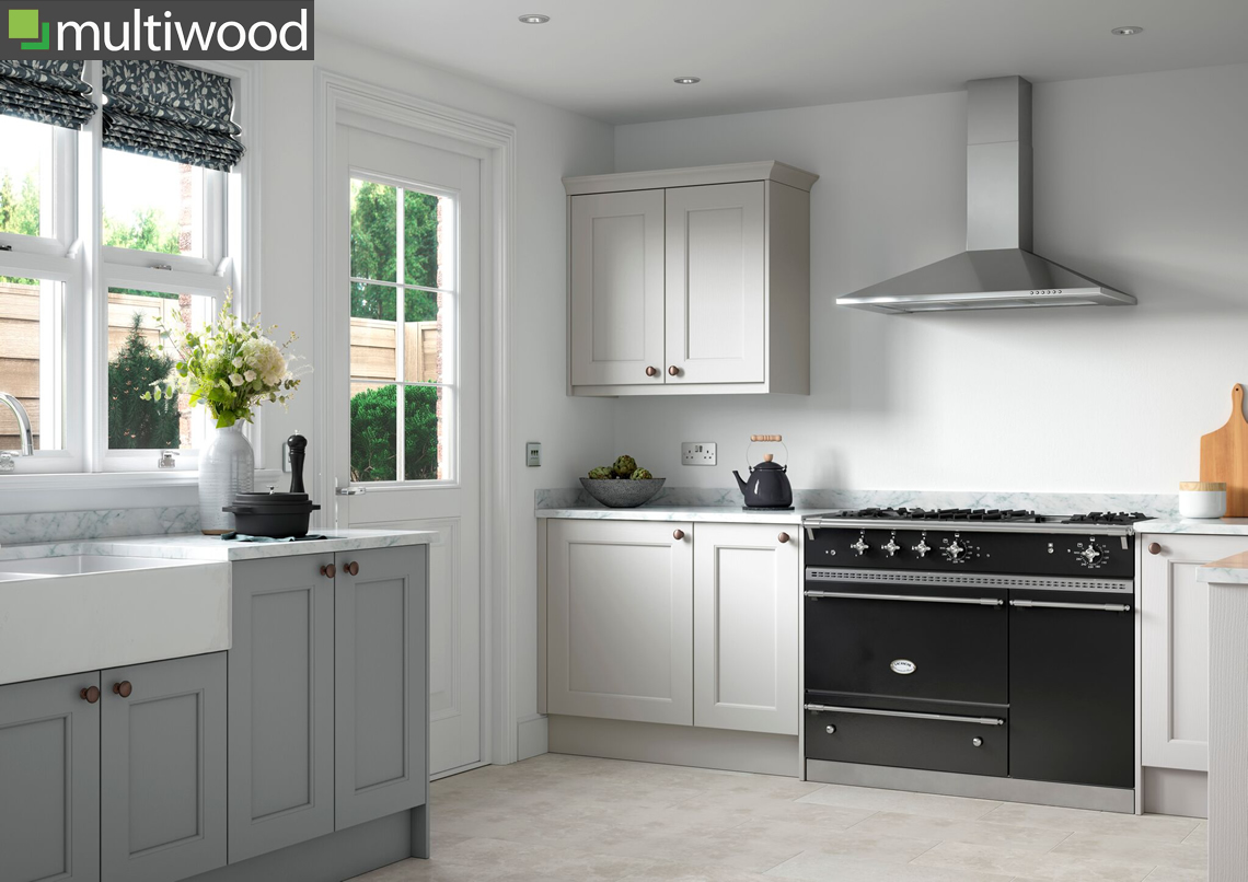 Multiwood Allestree Luna & Light Grey Kitchen
