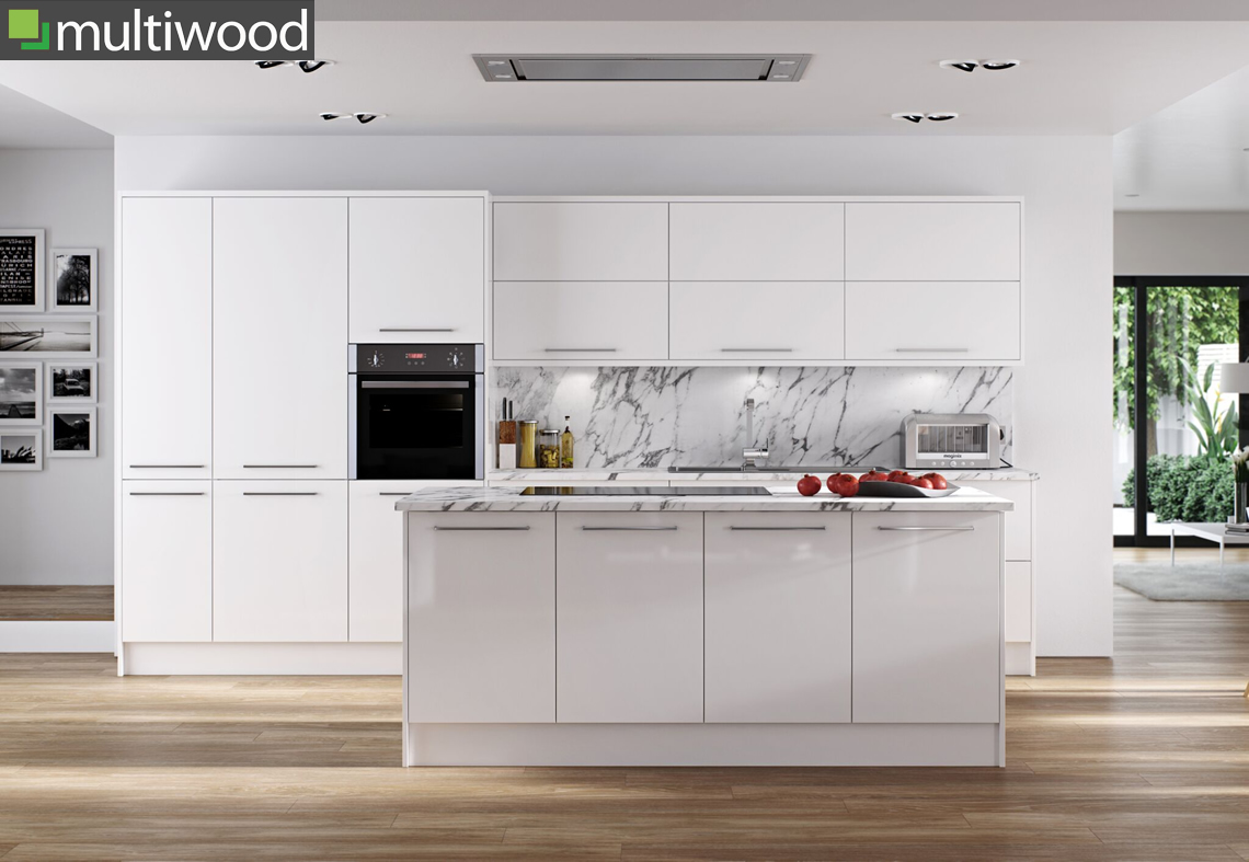 Multiwood Hameldown White Kitchen