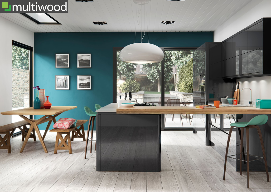 Multiwood Welford Graphite Kitchen