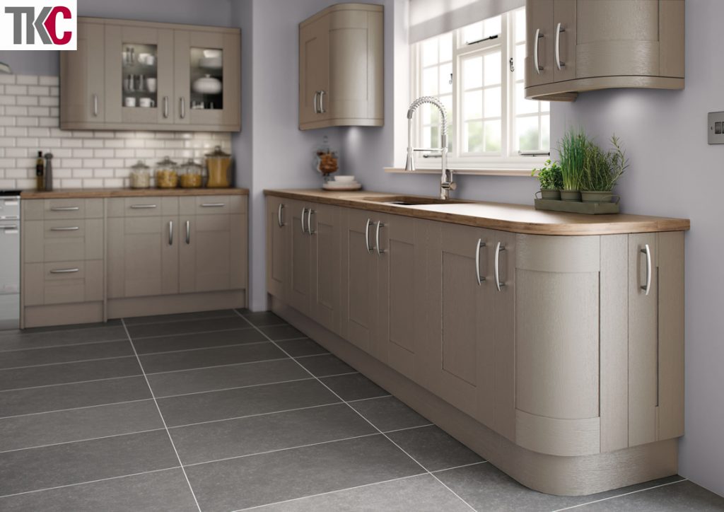 TKC Cartmel Hand Painted Brown Grey Kitchen