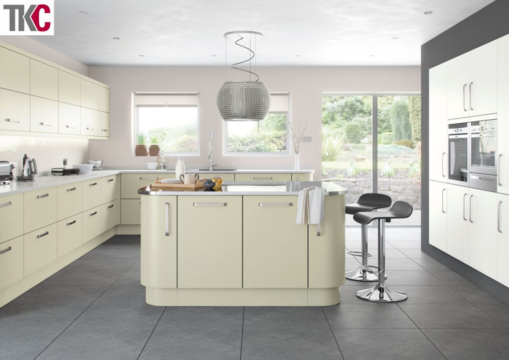 TKC Imola Hand Painted Sage Green Kitchen