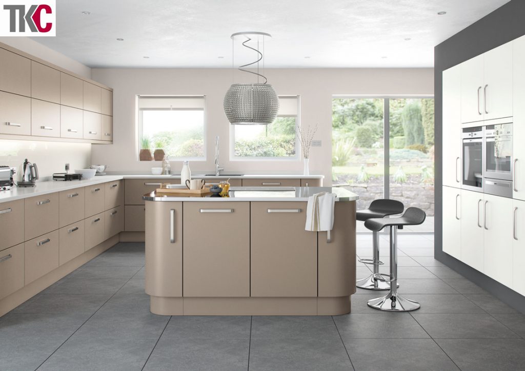 TKC Imola Hand Painted Stone Grey Kitchen