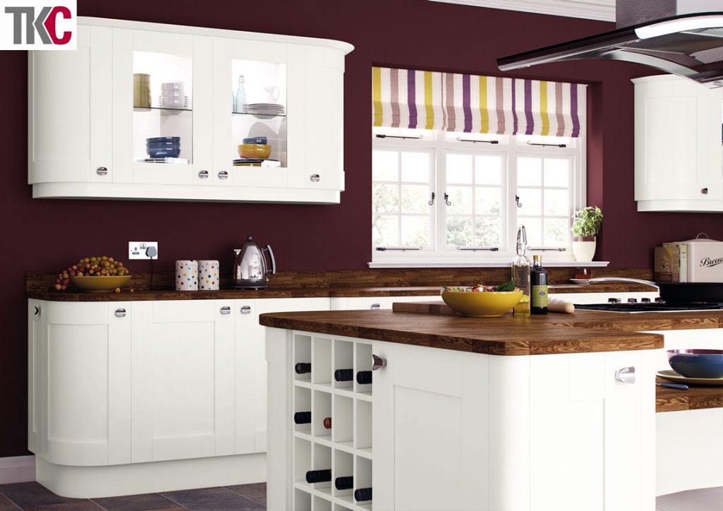 TKC Richmond Hand Painted Alpine White Kitchen