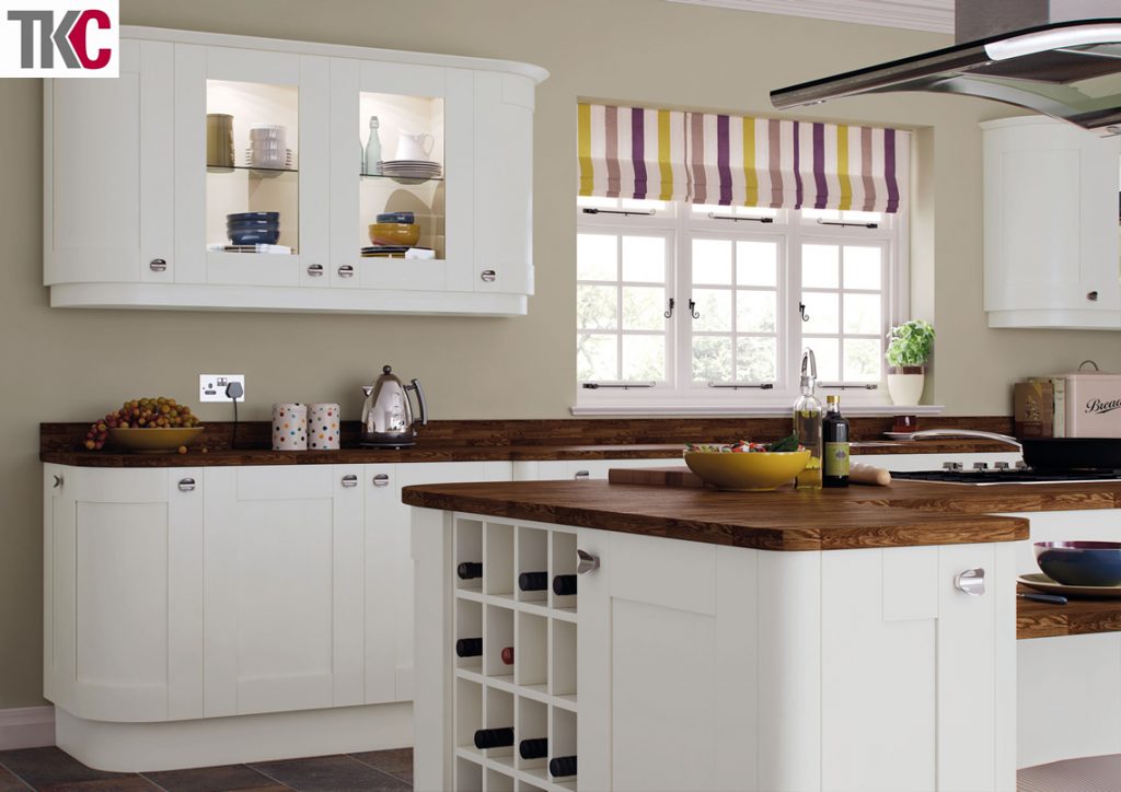 TKC Richmond Hand Painted Light Grey Kitchen