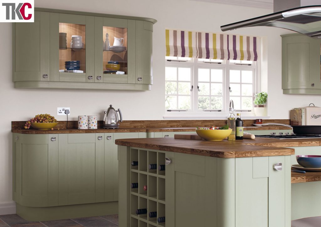 TKC Richmond Hand Painted Olive Kitchen