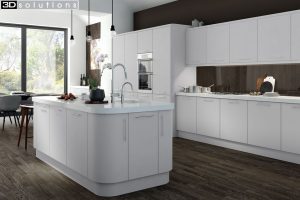 Trademouldings Aura Dove Grey Kitchen