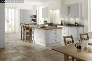 Trademouldings Boston Dove Grey Kitchen