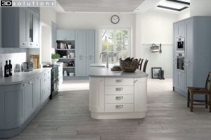 Trademouldings Boston Fjord White Kitchen