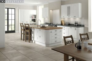 Trademouldings Boston White Kitchen