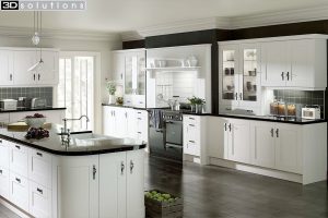 Trademouldings Gresham White Kitchen