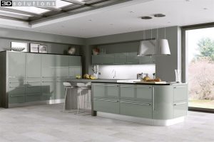 Trademouldings Odyssey Dakar Gloss Kitchen