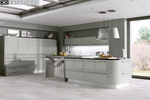 Trademouldings Odyssey Mussel Gloss Kitchen